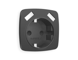 Ambrella Light Лицевая панель для электрической розетки с заземлением со шторками 2USB A+A Ambrella Volt OMEGA OP9090