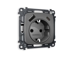 Ambrella Light Комплект механизма электрической розетки Ambrella Volt OMEGA MO660010