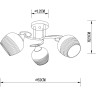 Потолочная люстра Arte Lamp ATRIA