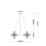 Подвесная люстра Arte Lamp ETEREO