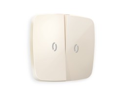 Ambrella Light Лицевая панель для 2-клавишных выключателей с подсветкой QUANT Ambrella Volt OMEGA OP3040
