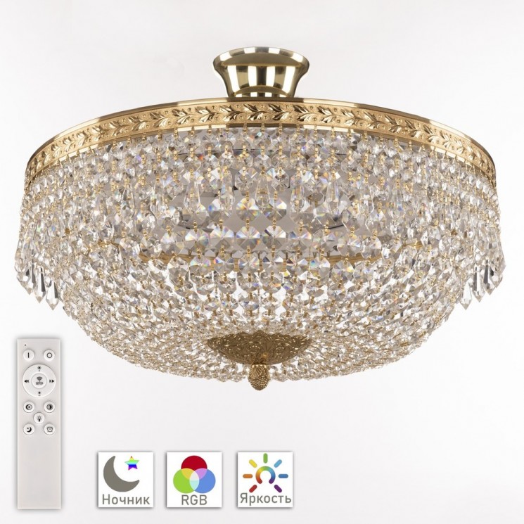 Люстра хрустальная 19011/45IV/LED-DIM G Bohemia Ivele Crystal (Потолочные)