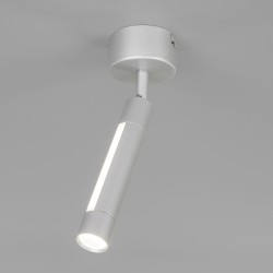Настенно-потолочный светодиодный светильник                      Eurosvet  20084/1 LED серебро