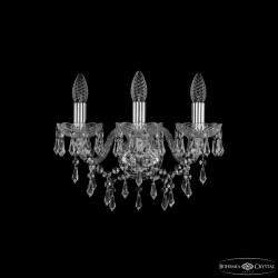 Бра хрустальные 1403B/3/141 Ni  Bohemia Ivele Crystal (Стеклянный рожок)