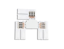 Ambrella Light Соединитель T для светодиодной ленты 5050 12/24V (4 конт.) GS GS7001