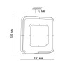 Настенно-потолочный светильник СОНЕКС ARTI 3047/CL