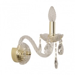Бра хрустальные 116B/1/165 G Bohemia Ivele Crystal (С 1 лампочкой)