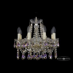 Люстра хрустальная 1413/8/141 G R801 Bohemia Ivele Crystal (Стеклянный рожок)