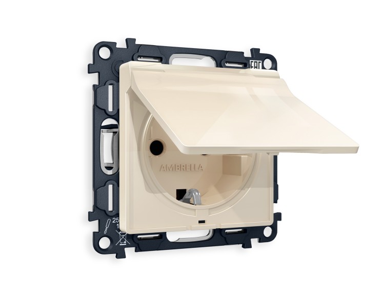 Ambrella Light Комплект механизма электрической розетки Ambrella Volt ALFA MA308010