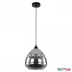 Подвесной светильник APL2233432/1 BLACK+SILVER Arte Perfetto Luce (С 1 лампочкой)
