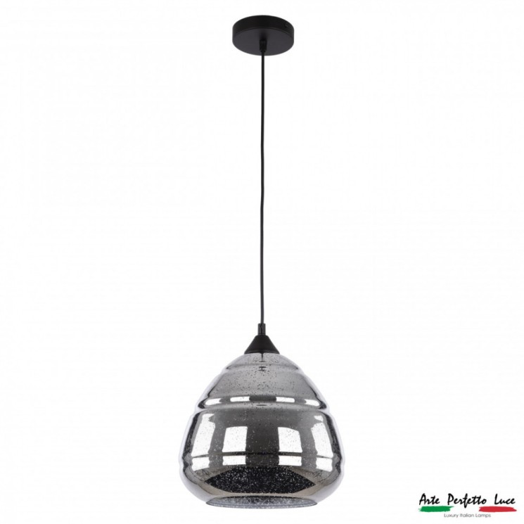 Подвесной светильник APL2233432/1 BLACK+SILVER Arte Perfetto Luce (С 1 лампочкой)