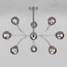 Потолочная люстра со стеклянными плафонами                      Eurosvet  30179 хром