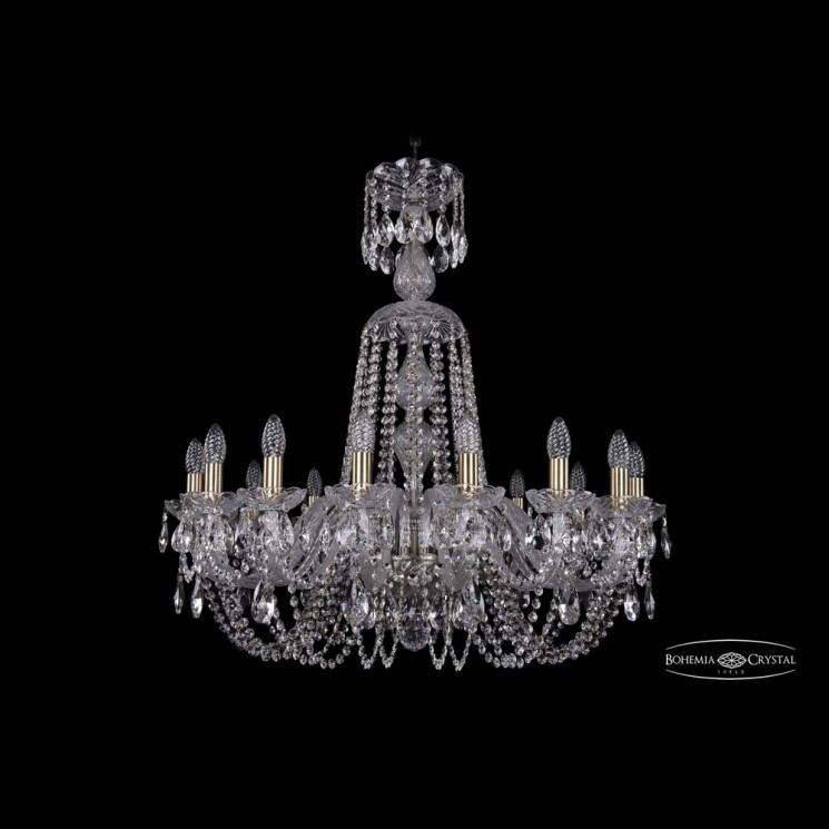 Люстра хрустальная 1402/16/300/XL-90 Pa Bohemia Ivele Crystal (Стеклянный рожок)