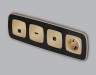 Ambrella Light Лицевая панель для HDMI розетки QUANT Ambrella Volt OMEGA OP6140