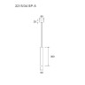 Подвесной светильник Divinare COTTERO 2215/34 SP-5