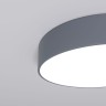 Потолочный светодиодный светильник с регулировкой яркости и цветовой температуры                      Eurosvet  90318/1 серый