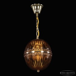 Подвесной светильник с цветным хрусталём 5479/20 G Amber/M-1G Bohemia Ivele Crystal (5479)