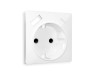 Ambrella Light Лицевая панель для электрической розетки с/з со шторками 2USB A+C QUANT Ambrella Volt ALFA AP1300