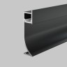 Maytoni Алюминиевый профиль плинтус 53×14 (Черный, 2 м), ALM-5314-B-2M