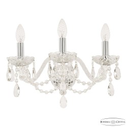 Бра хрустальные 116B/3/165 Ni Bohemia Ivele Crystal (Стеклянный рожок)