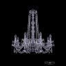 Люстра хрустальная 1402/8/240/h-73 Ni Bohemia Ivele Crystal (Стеклянный рожок)