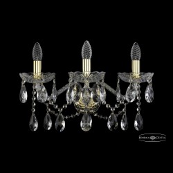Бра хрустальные 1413B/3/200/XL G Bohemia Ivele Crystal (Стеклянный рожок)