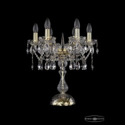 Настольная лампа 1413L/6/141-47 G Bohemia Ivele Crystal (Стеклянный рожок)