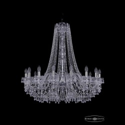 Люстра хрустальная 1410/16/360/h-95 Ni V0300 Bohemia Ivele Crystal (Стеклянный рожок)