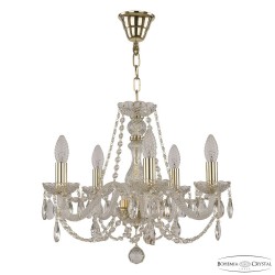 Люстра хрустальная 101/5/165 G Bohemia Ivele Crystal (Стеклянный рожок)