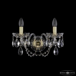 Бра хрустальные 1402B/2/160/XL G Bohemia Ivele Crystal (Стеклянный рожок)