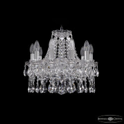 Люстра хрустальная 1413/10/141 Ni Bohemia Ivele Crystal (Стеклянный рожок)