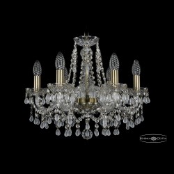 Люстра хрустальная 1410/6/160 Pa V0300 Bohemia Ivele Crystal (Стеклянный рожок)