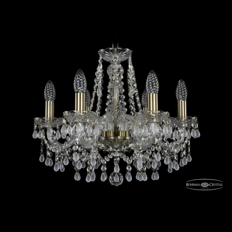 Люстра хрустальная 1410/6/160 Pa V0300 Bohemia Ivele Crystal (Стеклянный рожок)