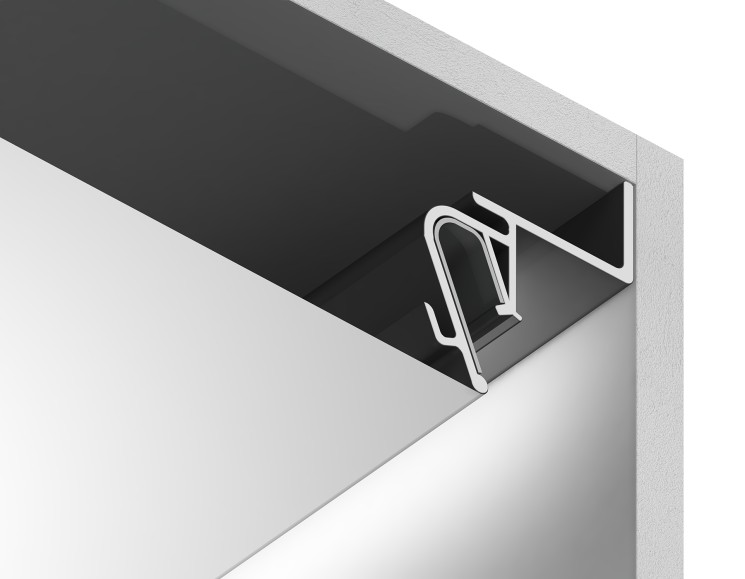 Ambrella Light Профиль парящий под натяжной потолок ILLUMINATION GP4100BK