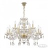 Люстра хрустальная 117/10+5/240 G Bohemia Ivele Crystal (117)