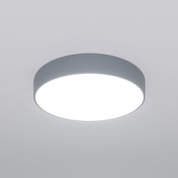 Потолочный светодиодный светильник с регулировкой яркости и цветовой температуры                      Eurosvet  90319/1 серый