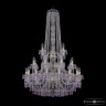 Люстра хрустальная 1410/16+8+4/300/h-130/3d G V7010 Bohemia Ivele Crystal (Стеклянный рожок)