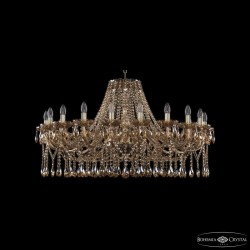 Люстра хрустальная 1413/20/400 G M721 Bohemia Ivele Crystal (Стеклянный рожок)