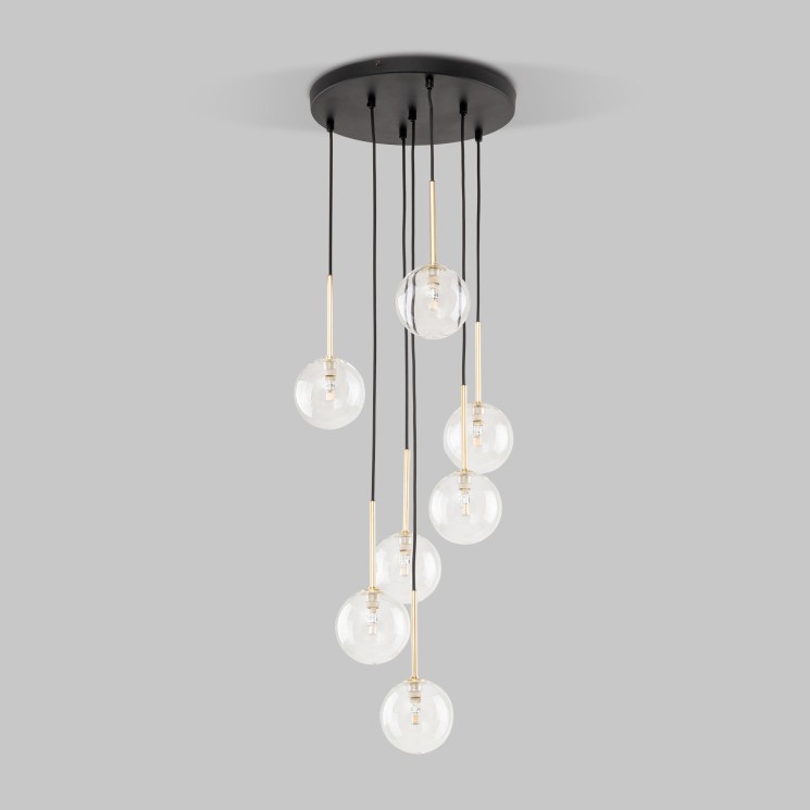Подвесной светильник со стеклянными плафонами                      TK Lighting  5362 Nilos