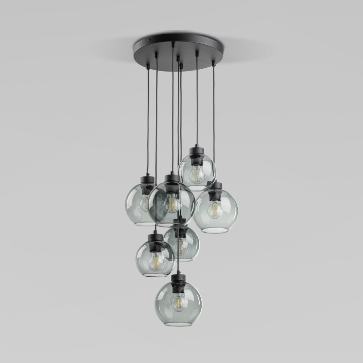 Подвесной светильник со стеклянными плафонами                      TK Lighting  10207 Cubus