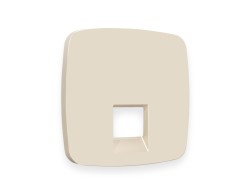 Ambrella Light Лицевая панель для компьютерной/телефонной розетки RJ-45/RJ-11 QUANT Ambrella Volt OMEGA OP3320