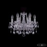 Люстра хрустальная 1413/6/141 Ni Bohemia Ivele Crystal (Стеклянный рожок)