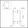 Настенный светильник ODEON LIGHT FLOWER 4682/1WB