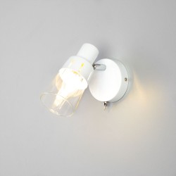 Настенный светильник со стеклянным плафоном                      Eurosvet  20081/1 белый