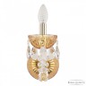 Бра с цветным хрусталём 5402B/1/141 G Amber/M-1G Bohemia Ivele Crystal (С 1 лампочкой)
