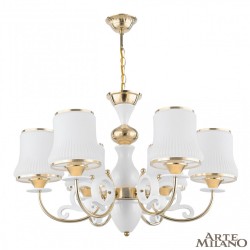 Люстра 301097/6 Wh/Gd Arte Milano (Подвесные)