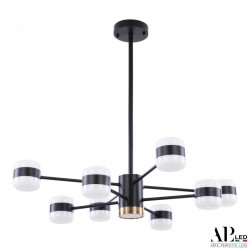 Люстра 3307.6296-8 Black APL LED (Модерн)