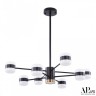 Люстра 3307.6296-8 Black APL LED (Модерн)