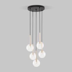 Подвесной светильник со стеклянными плафонами                      TK Lighting  5943 Nilos
