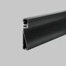 Maytoni Алюминиевый профиль плинтус 80×18 (Черный, 2 м), ALM-8018-B-2M